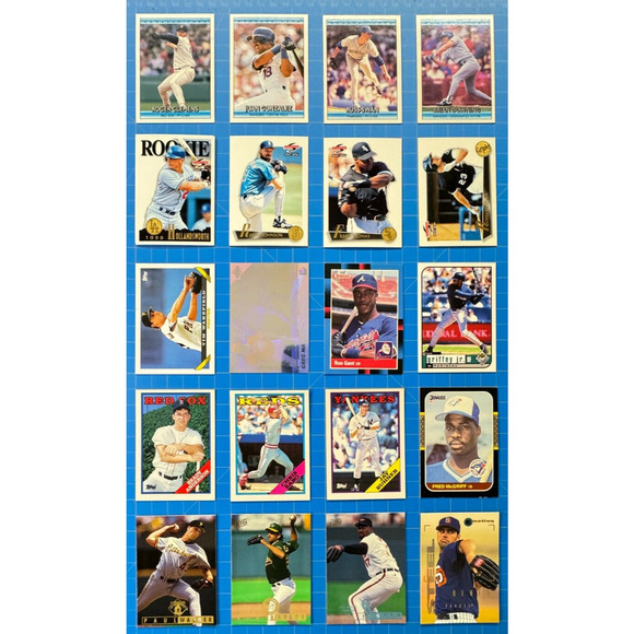 Misc Lot of 40 Baseball Cards - Topps, Score, Fleer, Rookie - Many Gradable - Picture 3 of 3